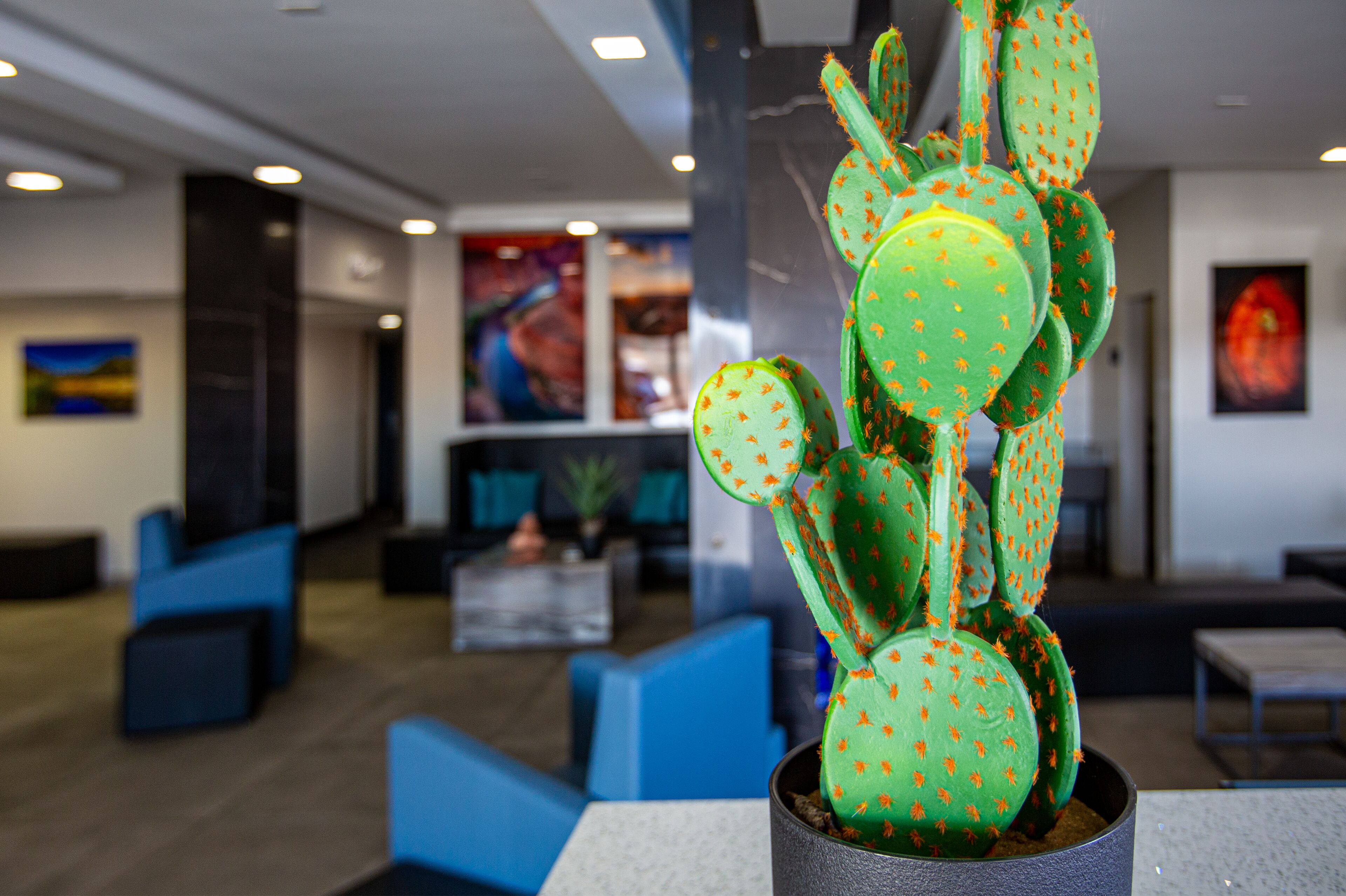 Lobby sitting area