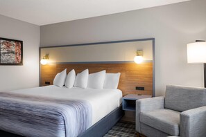 Room, 1 King Bed, Non Smoking | 1 bedroom, premium bedding, desk, laptop workspace