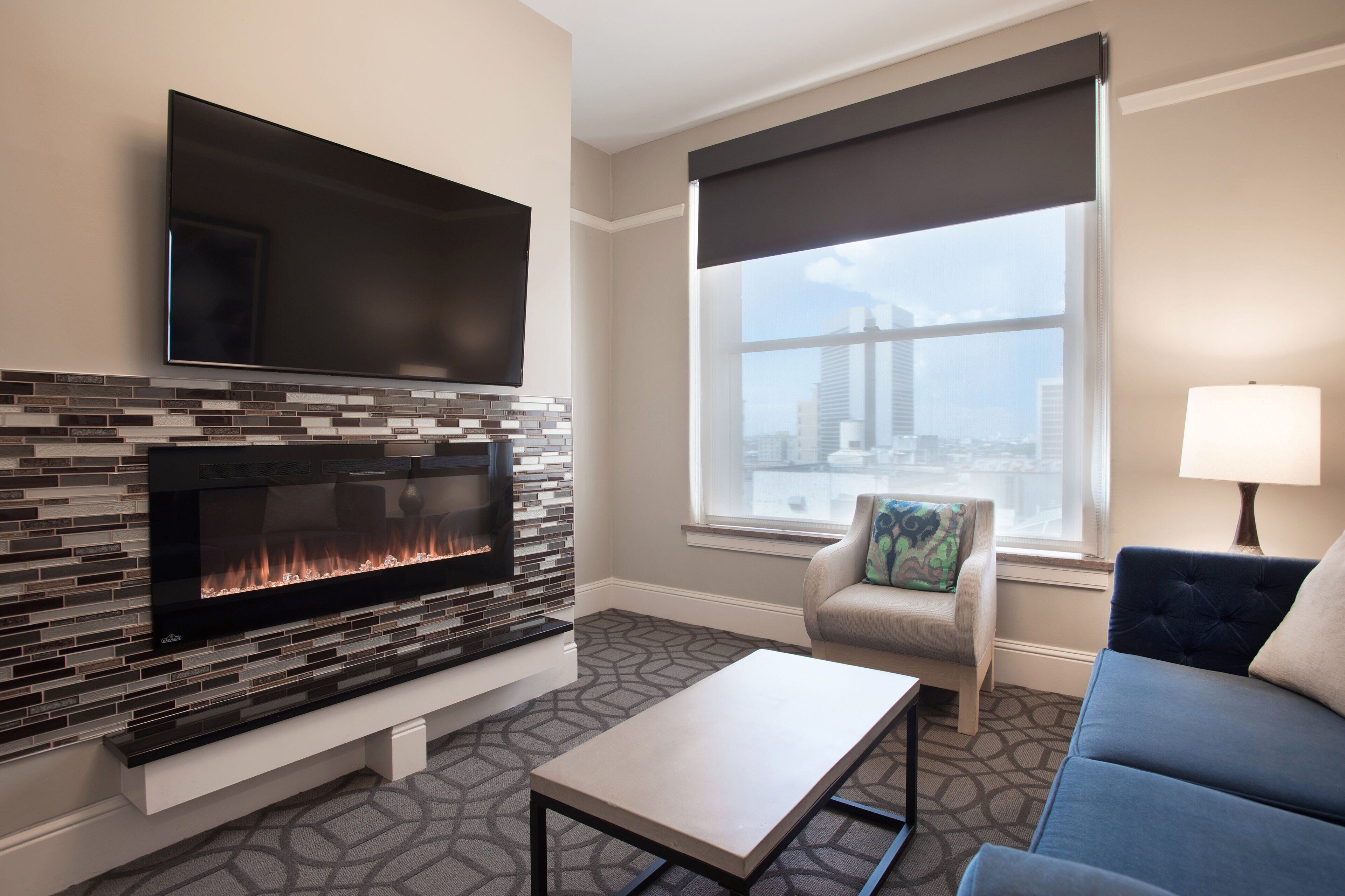 Suite, 1 Bedroom, Fireplace | 1 bedroom, hypo-allergenic bedding, pillowtop beds, in-room safe