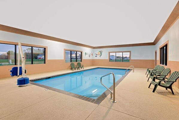 Piscina coperta, una piscina riscaldata