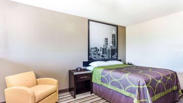 Premium bedding, pillow-top beds, desk, iron/ironing board