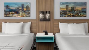 Room, 2 Queen Beds, Non Smoking | Premium bedding, desk, laptop workspace, iron/ironing board - La Quinta Inn & Suites by Wyndham Atlanta Roswell (Roswell)