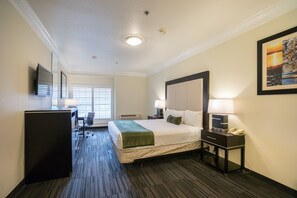 1 bedroom, pillow-top beds, blackout curtains, iron/ironing board