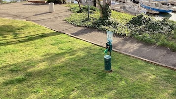 Outdoor banquet area