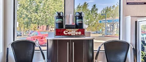 Sitteområde i lobbyen