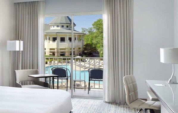 Superior Room, 1 King Bed, Pool View | View from room