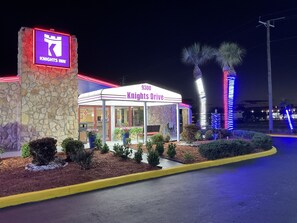 Majoituspaikan julkisivu