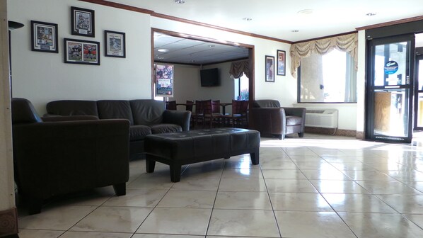 Sitteområde i lobbyen