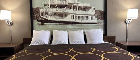 Desk, iron/ironing board, free WiFi, bed sheets