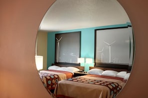 Room, 2 Queen Beds, Non Smoking | Desk, iron/ironing board, free cribs/infant beds, free WiFi
