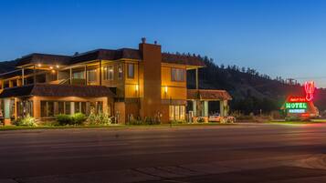 Front of property – evening/night