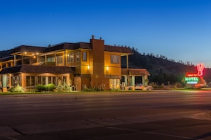 Front of property - evening/night