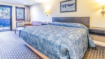 Desk, blackout curtains, iron/ironing board, free WiFi