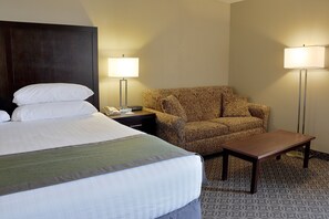 Business-Zimmer, 1 King-Bett | Hochwertige Bettwaren, Bügeleisen/Bügelbrett, Babybetten, Zustellbetten