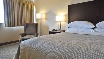 Business Room, 1 King Bed | Premium bedding, iron/ironing board, cots/infant beds, rollaway beds