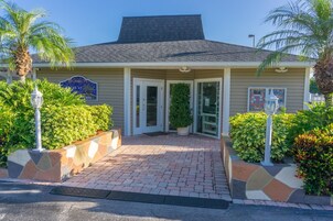 A szálláshely bejárata