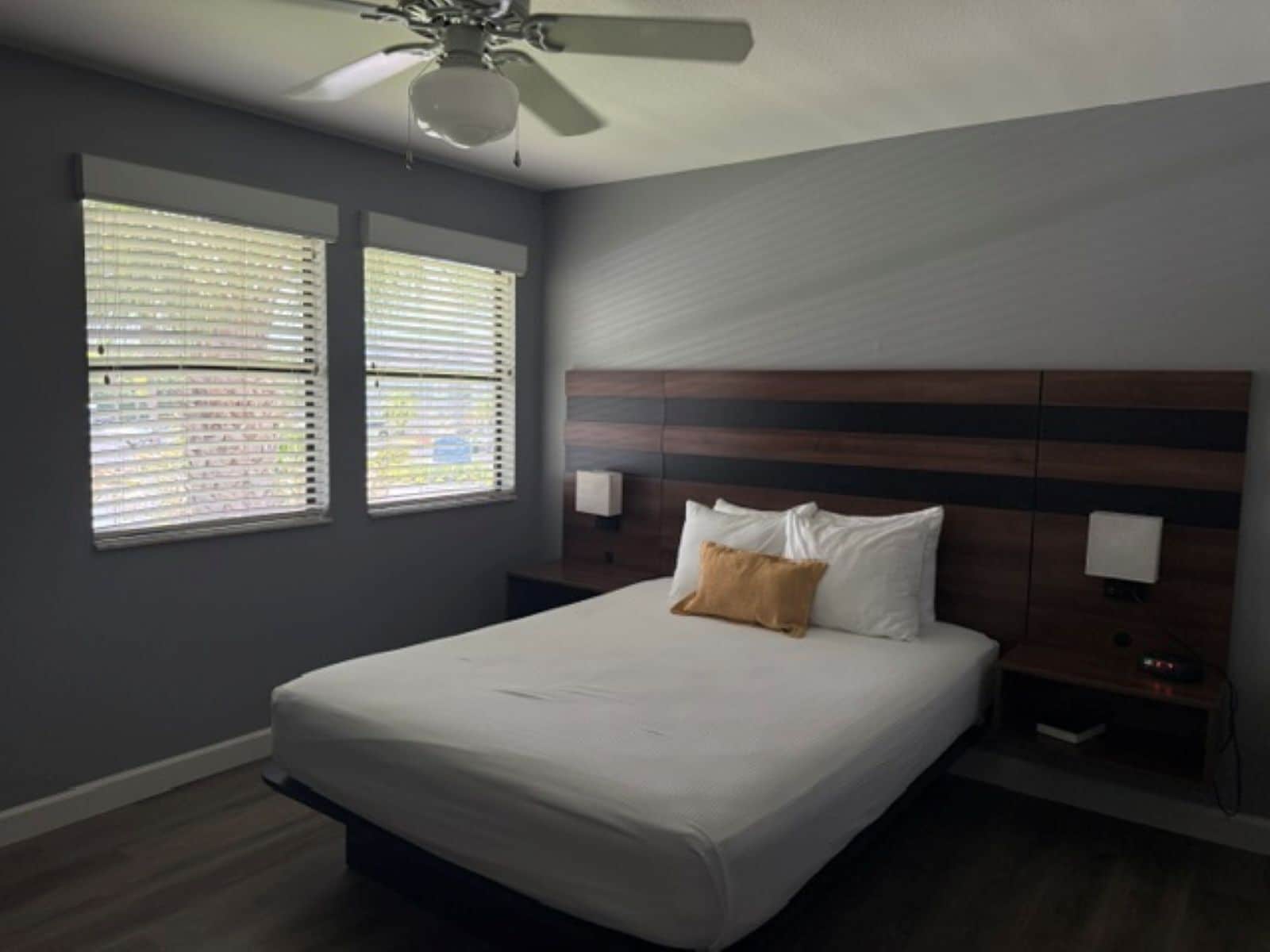 Iron/ironing board, WiFi, bed sheets, alarm clocks