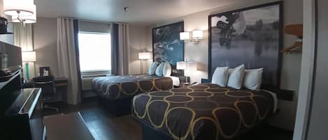Desk, WiFi (free), bed sheets