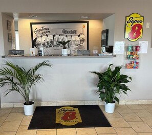 Welcome to the reception area, where friendly staff are available to assist with your stay.