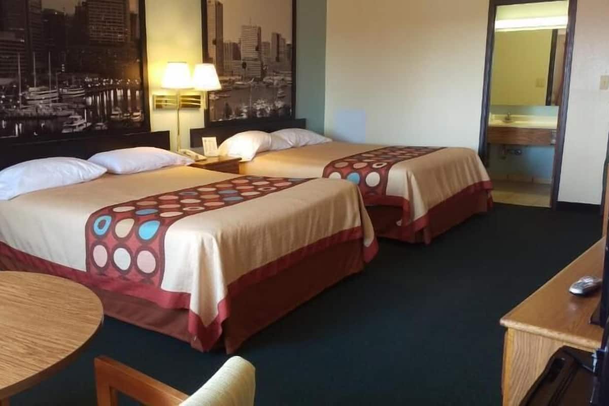 In-room safe, desk, iron/ironing board, free cribs/infant beds
