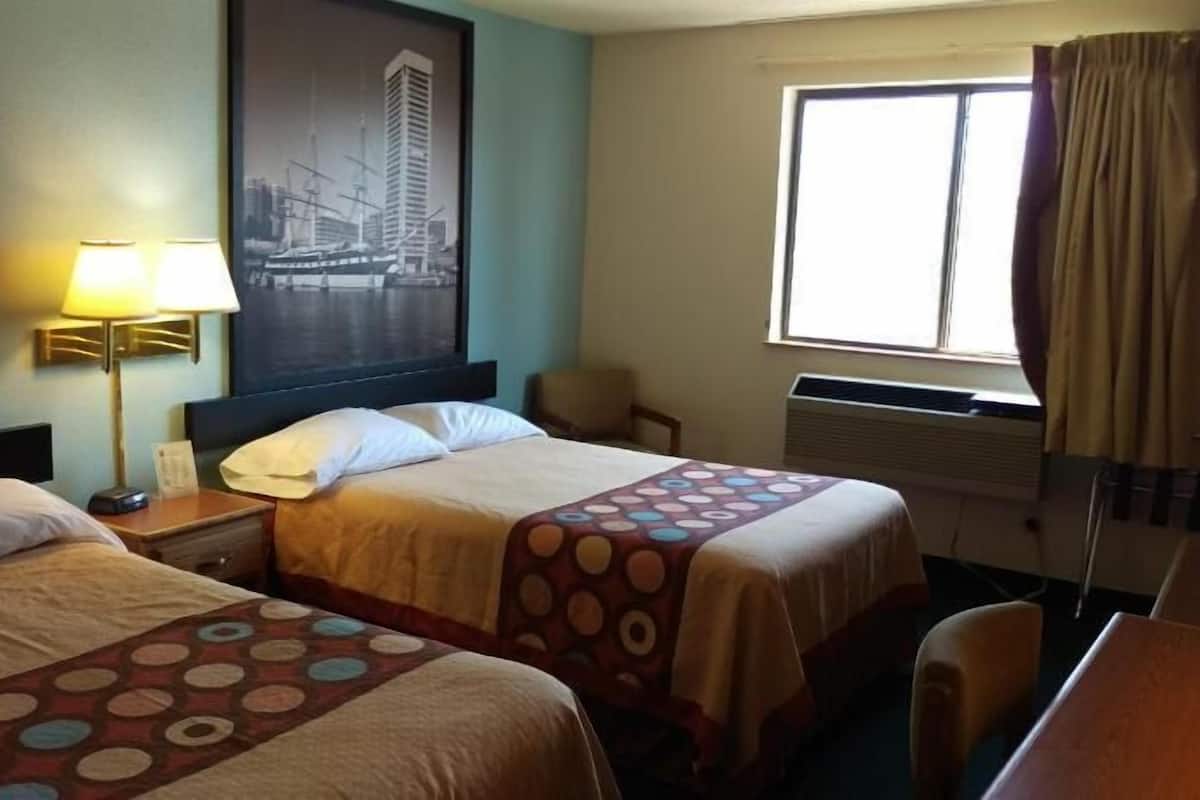 In-room safe, desk, iron/ironing board, free cribs/infant beds