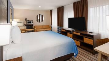 Studiosuite, 1 King-Bett, Nichtraucher (Second Floor) | Schreibtisch, Verdunkelungsvorhänge, Bügeleisen/Bügelbrett
