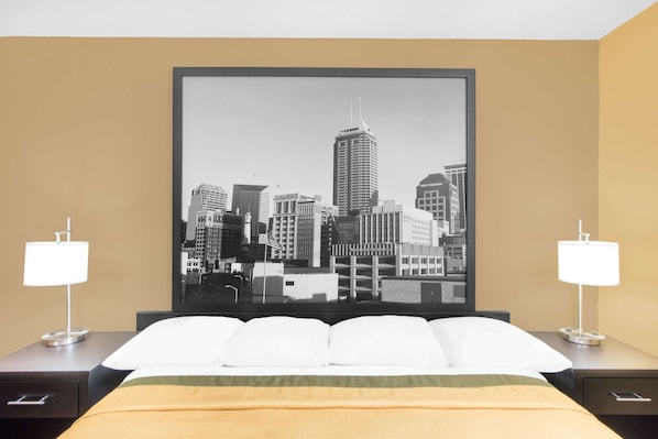 Standard Room, 1 King Bed, Accessible, Non Smoking | Desk, free cots/infant beds, rollaway beds, free WiFi