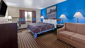 Suite, 1 cama de matrimonio grande con sofá cama, no fumadores | Escritorio, cortinas opacas, camas supletorias y wifi gratis