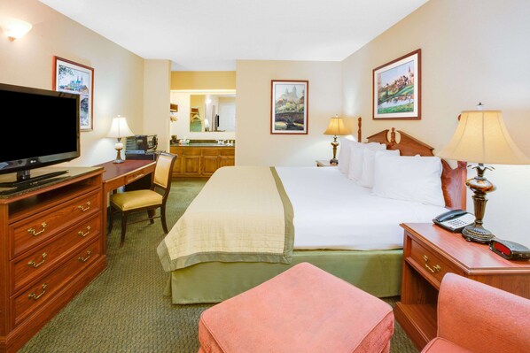 Room, 1 King Bed | Desk, blackout drapes, iron/ironing board, free WiFi - Baymont by Wyndham Ozark (Ozark)