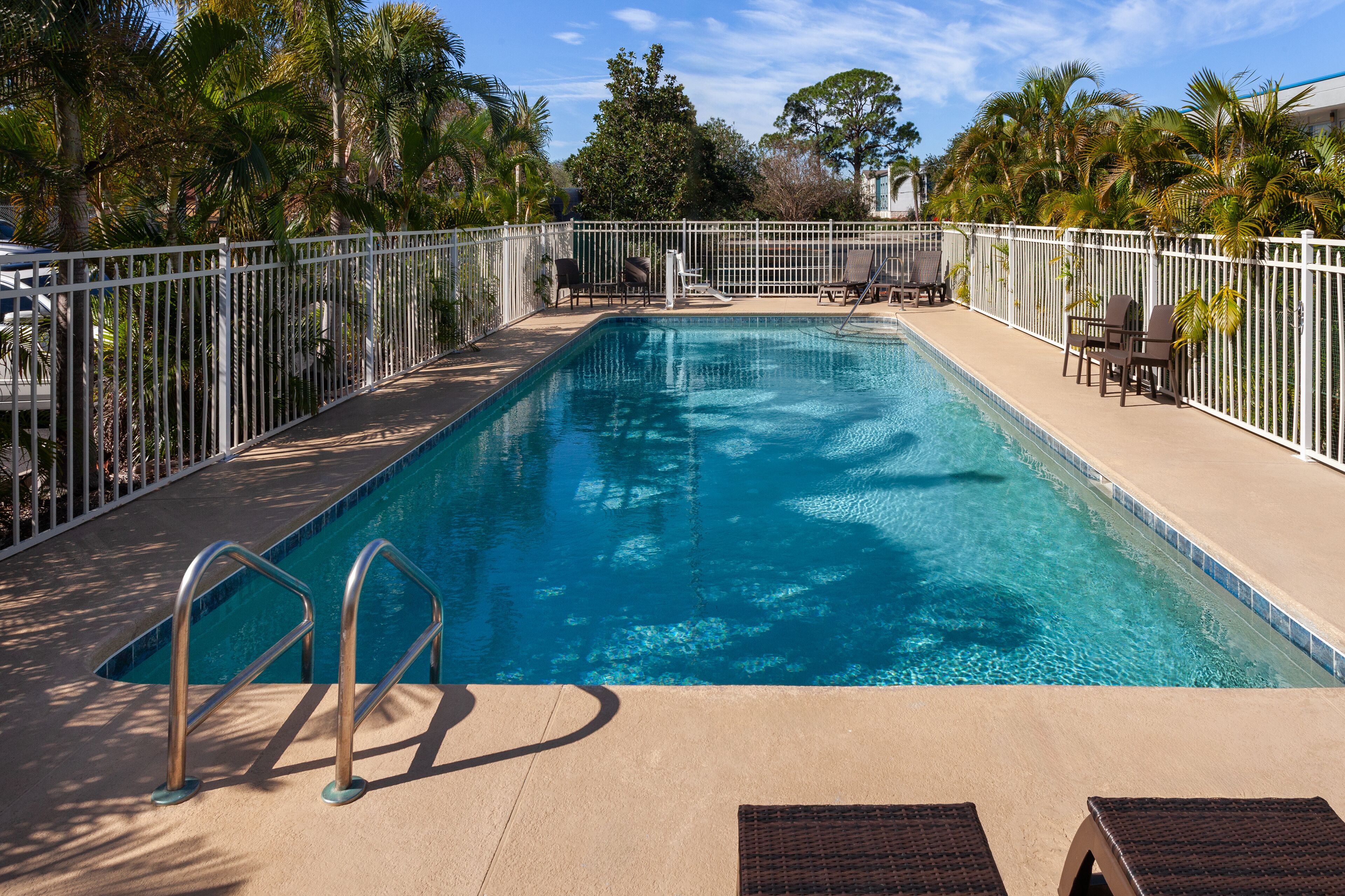 desk, laptop workspace, blackout curtains, iron/ironing board