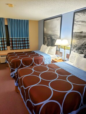 1 bedroom, hypo-allergenic bedding, individually decorated