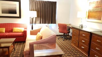 Desk, blackout curtains, iron/ironing board, free WiFi