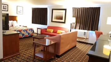 Desk, blackout curtains, iron/ironing board, free WiFi
