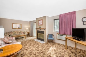 In-room safe, desk, iron/ironing board, free cribs/infant beds