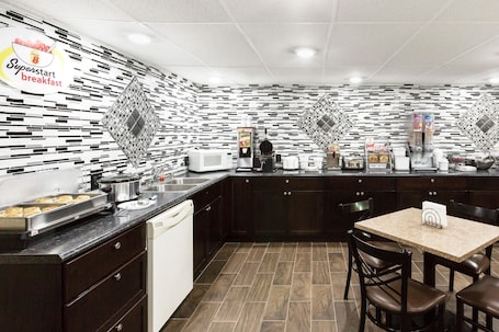 Free daily on-the-go breakfast