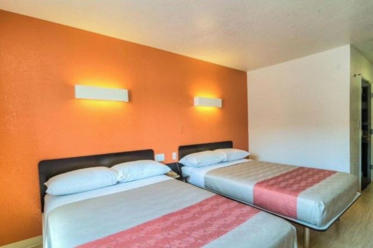 Two Double Beds with Fridge and Microwave