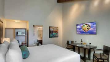 Deluxe-Zimmer, 1 King-Bett | Pillowtop-Betten, Bügeleisen/Bügelbrett, kostenloses WLAN, Bettwäsche