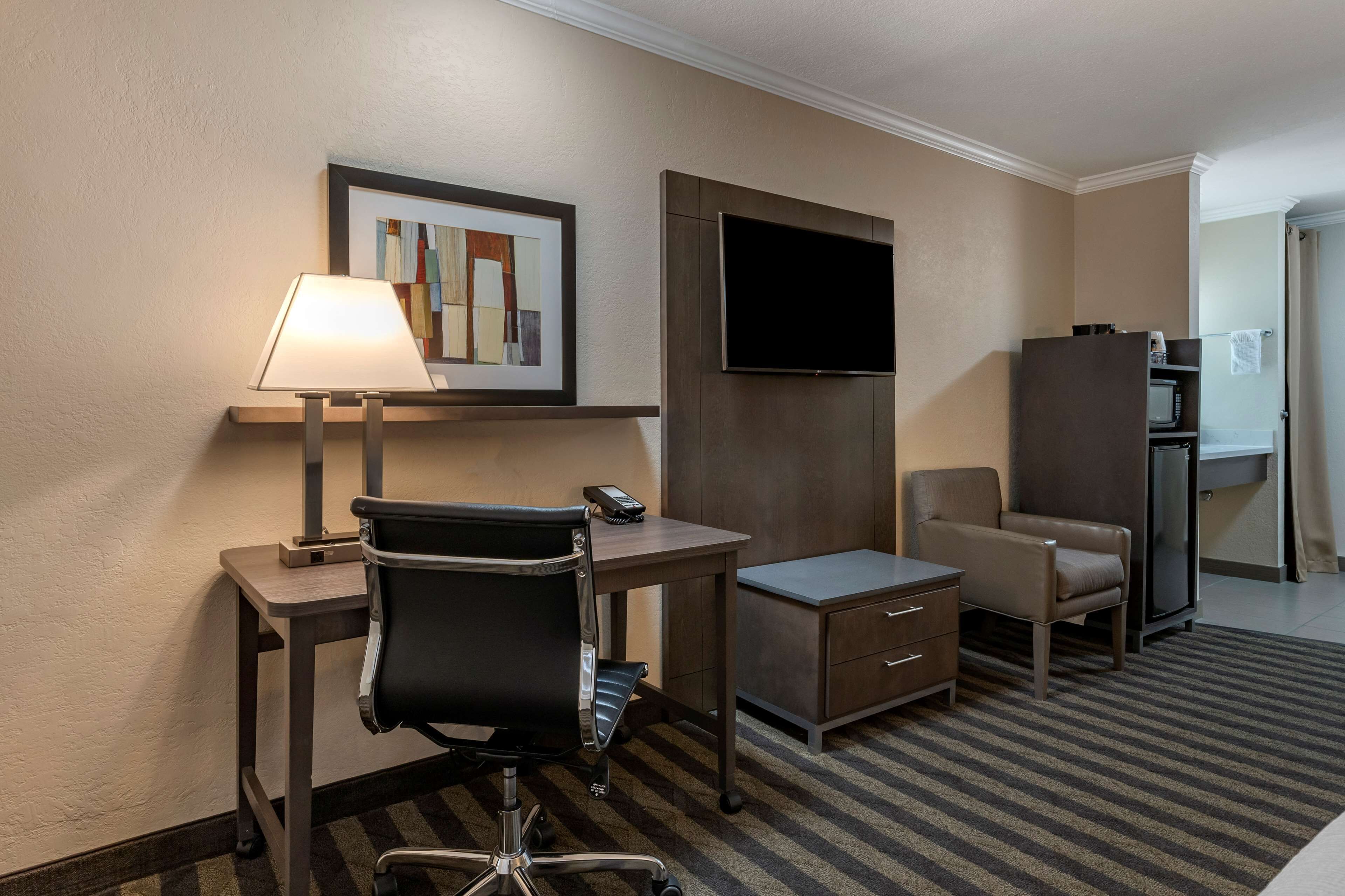 standard room, 2 queen beds, non smoking, refrigerator | desk, laptop workspace, blackout curtains, iron/ironing board