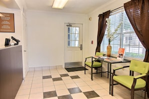 Lobby sitting area