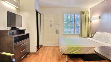 Iron/ironing board, alarm clocks, bed sheets