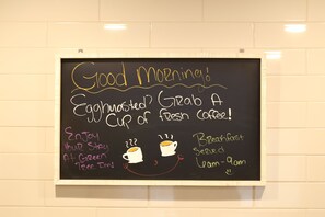 Frokostbuffé er inkludert hver dag