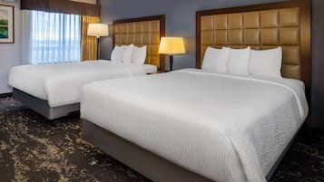 Room, 2 Queen Beds, Non Smoking | Desk, blackout drapes, iron/ironing board, rollaway beds