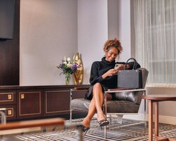 Sala de estar en el lobby