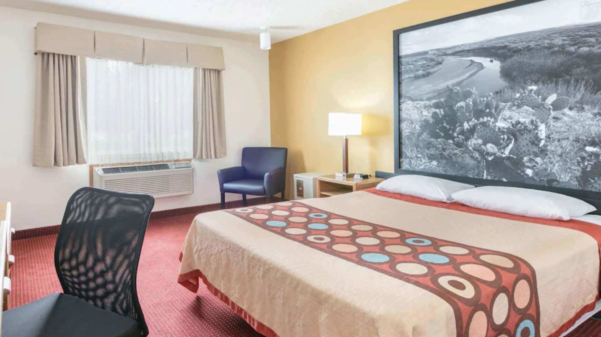 In-room safe, desk, laptop workspace, blackout drapes
