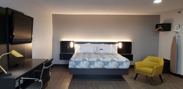 Desk, iron/ironing board, free WiFi, bed sheets