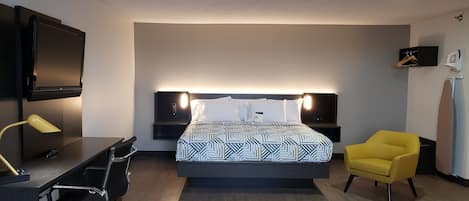 Desk, iron/ironing board, free WiFi, bed sheets