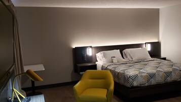 Meja, seterika/papan seterika, Wi-fi percuma, cadar katil