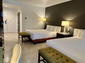 Premier Room, 2 Queen Beds, Non Smoking | Desk, laptop workspace, blackout curtains, iron/ironing board - Rocklin Park Hotel, Trademark Collection by Wyndham (Rocklin)