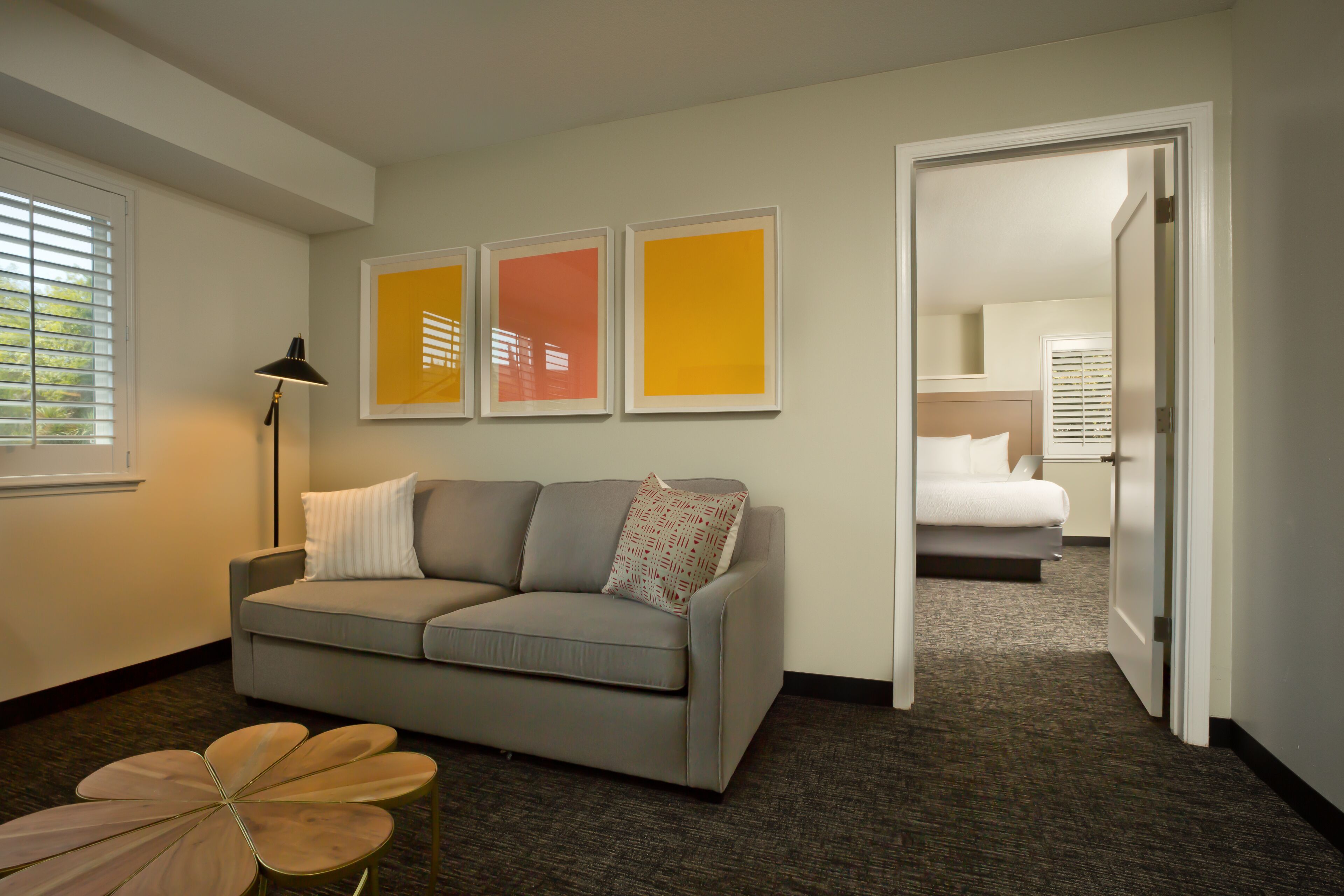 Hypo-allergenic bedding, down duvets, memory-foam beds, in-room safe