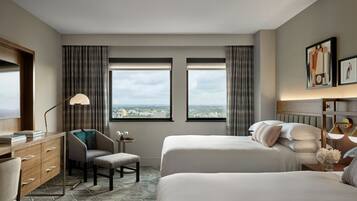 Egyptian cotton sheets, premium bedding, down duvets, pillow-top beds